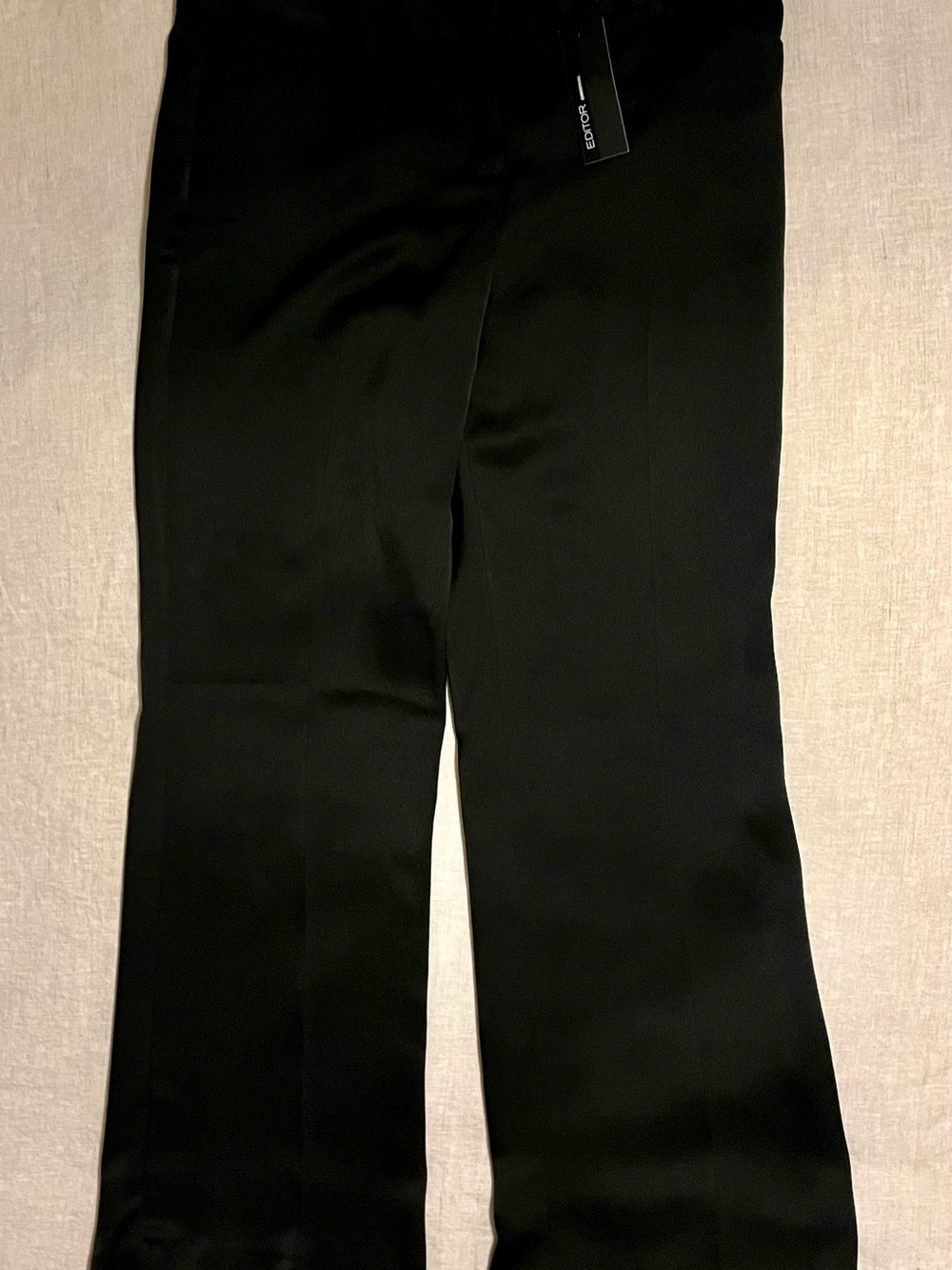 Express Editor Pant Black Boot-Cut Dress Pants